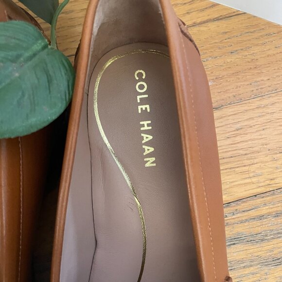 Cole Haan Brown Penny Leather Women’s Loafers Size 7.5 - Picture 2 of 8
